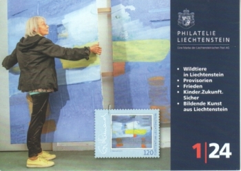 Philatelie Liechtenstein 2024 95 001 FL ** - Reklamní karta